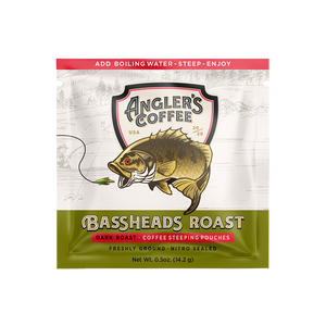 Bassheads Single Serve - Fresh Brew Coffee Pouch - 6 Month Gift Subscription - Delivers Monthly
