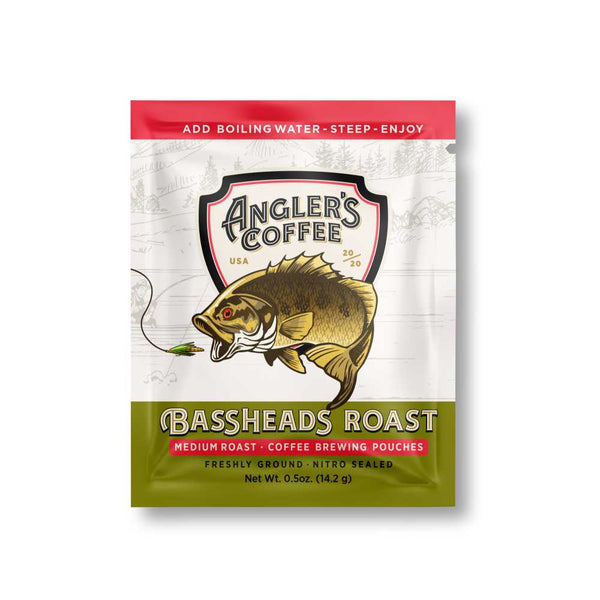 Bassheads Single Serve Medium Roast - Fresh Brew Coffee Pouch