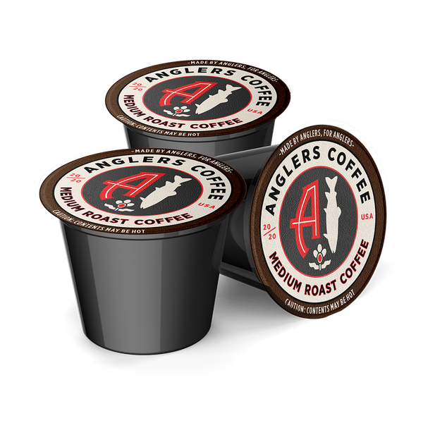 Anglers Coffee Single Serve Coffee Pods (Medium Roast)