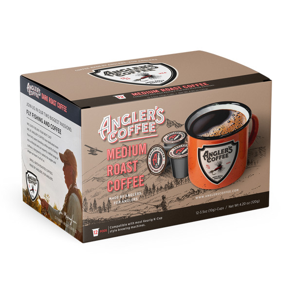 Anglers Coffee Single Serve Coffee Pods (Medium Roast)