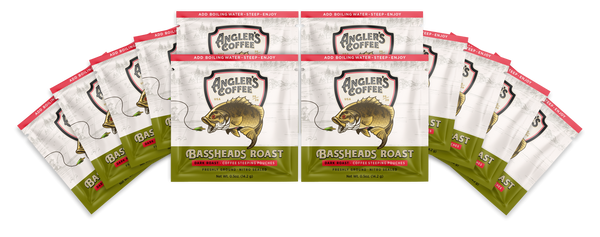 Bassheads Single Serve - Fresh Brew Coffee Pouch - 12 Month Gift Subscription - Delivers Monthly